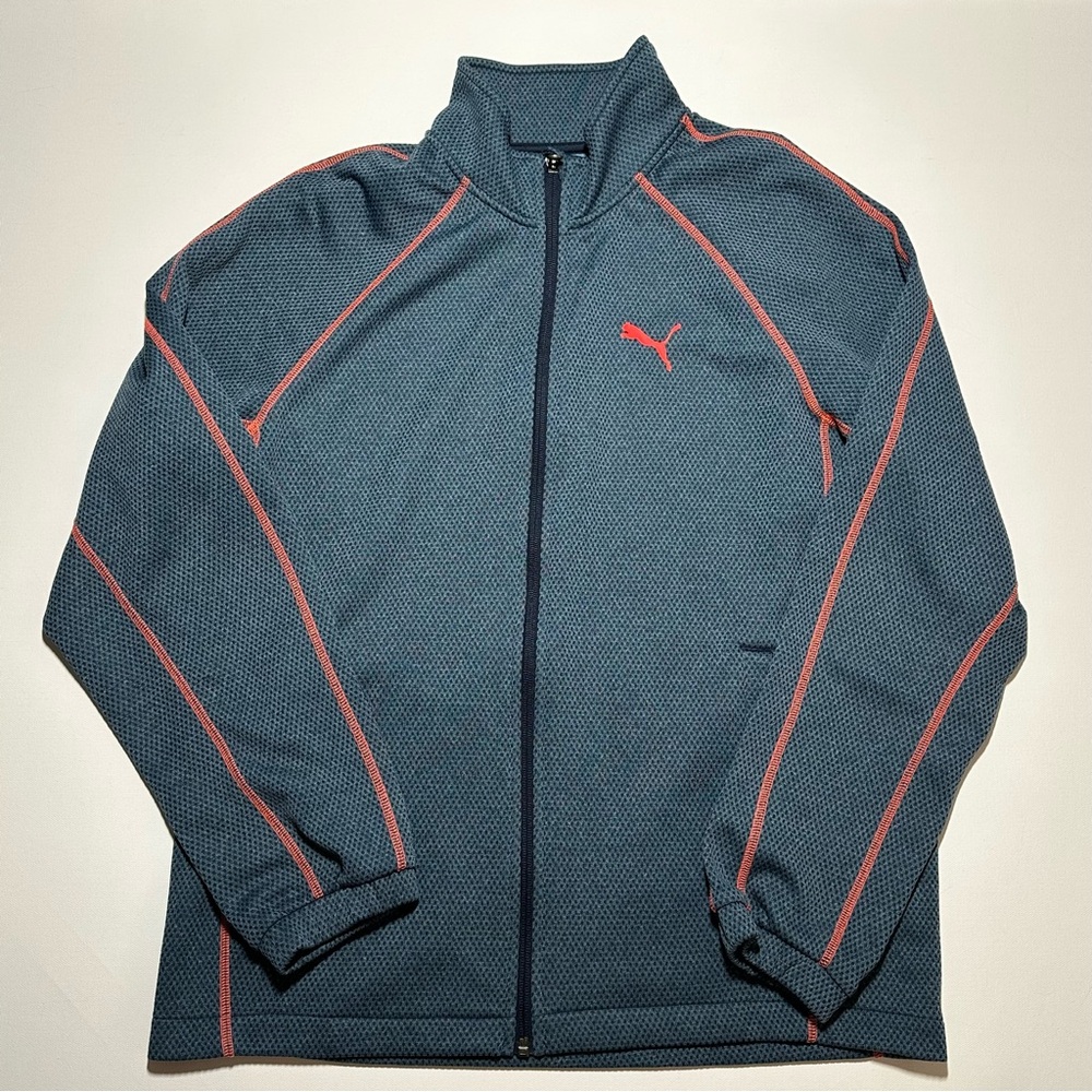 Puma Warm Cell Training Jacket, Full Zip Front - Mens Small